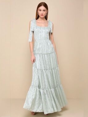 knee length dresses for ladies Valeria Corded Lace Strapless Gown